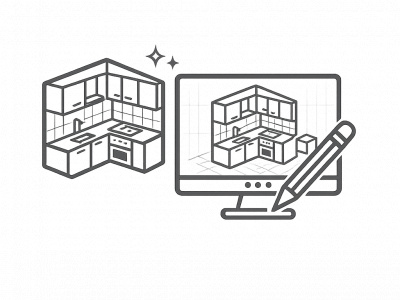 Poskytujete 3D návrh a vizualizácie kuchyne? 